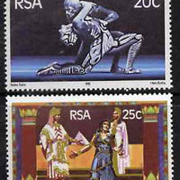 South Africa 1981 Opening of State Theatre (Opera & Ballet) set of 2 unmounted mint, SG 490-91*