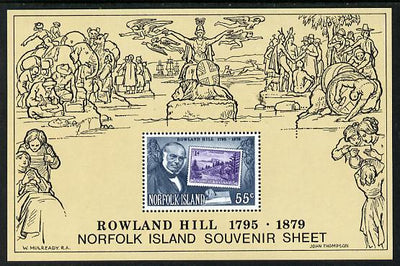 Norfolk Island 1979 Rowland Hill m/sheet unmounted mint (SG MS 228)