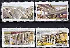 South Africa 1984 South African Bridges set of 4 unmounted mint, SG 562-65*