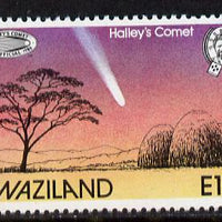 Swaziland 1986 Halley's Comet 1 value unmounted mint , SG 499