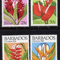 Barbados 1986 Christmas set of 4 unmounted mint, SG 828-31