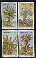 Transkei 1980 Cycads set of 4 unmounted mint, SG 71-74