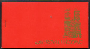 Booklet - Tuvalu 1986 Royal Wedding (Andrew & Fergie) $7.20 booklet pristine, SG SB7