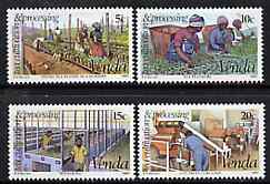 Venda 1980 Tea Cultivation set of 4 unmounted mint, SG 26-29