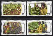 Venda 1980 Banana Cultivation set of 4 unmounted mint, SG 30-33