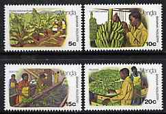 Venda 1980 Banana Cultivation set of 4 unmounted mint, SG 30-33