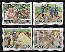 Venda 1988 Coffee Industry set of 4 unmounted mint, SG 167-70*