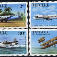 Tuvalu 1980 Aviation set of 4 unmounted mint, SG 153-6*