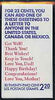 United States 1987 Greetings $2.20 Booklet (pane includes Iris, Fireworks, Balloons) SG SB 124