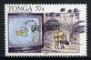 Tonga 1991 TV Weather Map 57s opt'd SPECIMEN, from Telecommunications, as SG 1147 unmounted mint