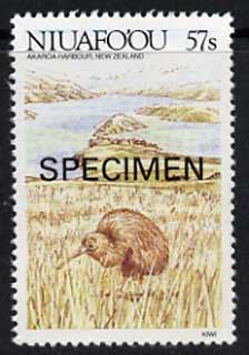 Tonga - Niuafo'ou 1988 Kiwi 57s opt'd SPECIMEN from Islands of Polynesia set, unmounted mint as SG 109*