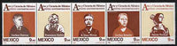 Mexico 1983 Arts & Sciences #10 (Artists) strip of 5 unmounted mint, SG 1688-92