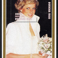 Burkina Faso 1997 Princess Diana #2 perf m/sheet unmounted mint