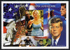 Madagascar 1999 History of American Cinema - Marilyn Monroe #2 (with JFK & Apollo 11 in background) perf m/sheet unmounted mint. Note this item is privately produced and is offered purely on its thematic appeal