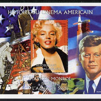 Madagascar 1999 History of American Cinema - Marilyn Monroe #8 (with JFK & Apollo 11 in background) perf m/sheet unmounted mint. Note this item is privately produced and is offered purely on its thematic appeal