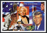 Madagascar 1999 History of American Cinema - Marilyn Monroe #8 (with JFK & Apollo 11 in background) perf m/sheet unmounted mint. Note this item is privately produced and is offered purely on its thematic appeal