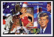 Madagascar 1999 History of American Cinema - Marilyn Monroe #9 (with JFK & Apollo 11 in background) perf m/sheet unmounted mint. Note this item is privately produced and is offered purely on its thematic appeal