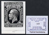 South Africa 1913-25 KG5 issue B&W photograph of original essay for newspaper wrapper denominated 1/2d approximately twice stamp-size. Official photograph from the original artwork held by the Government Printer in Pretoria with a……Details Below