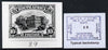 South Africa 1926-27 issue B&W photograph of original 10s essay inscribed in English, approximately twice stamp-size. Official photograph from the original artwork held by the Government Printer in Pretoria with authority handstam……Details Below