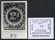 South Africa 1926-27 issue B&W photograph of original 2d Pictorial essay inscribed in English, approximately twice stamp-size. Official photograph from the original artwork held by the Government Printer in Pretoria with authority……Details Below