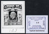 South Africa 1926-27 issue B&W photograph of original 1/2d Pictorial essay approximately twice stamp-size, probably designed by Mr Mackay. Official photograph from the original artwork held by the Government Printer in Pretoria wi……Details Below