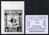 South Africa 1926-27 issue Public Works Dept B&W photograph of original 1/2d Ostrich essay inscribed in English, approximately twice stamp-size. Official photograph from the original artwork held by the Government Printer in Preto……Details Below