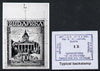 South Africa 1926-27 issue Public Works Dept B&W photograph of original 10s essay inscribed in Afrikaans, approximately twice stamp-size. Official photograph from the original artwork held by the Government Printer in Pretoria wit……Details Below