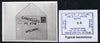 South Africa 1926-27 B&W photograph of original essay for 2d postal stationery envelope (PL870). Official photograph from the original artwork held by the Government Printer in Pretoria with authority handstamp on the back, one of only 30 produced.