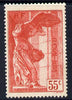 France 1937 National Museums 55c scarlet lightly mounted mint SG 587