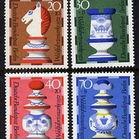 Germany - West Berlin 1972 Humanitarian Relief - Chessmen set of 4 unmounted mint SG B424-7