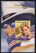 Madagascar 1999 History of American Cinema -Sharon Stone imperf m/sheet unmounted mint. Note this item is privately produced and is offered purely on its thematic appeal