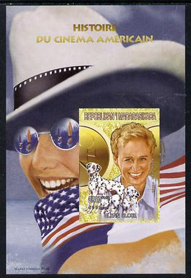 Madagascar 1999 History of American Cinema - Glen Close imperf m/sheet unmounted mint. Note this item is privately produced and is offered purely on its thematic appeal