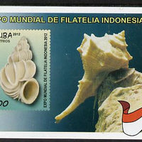 Cuba 2012 Sea Shells imperf m/sheet unmounted mint