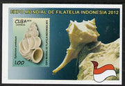 Cuba 2012 Sea Shells imperf m/sheet unmounted mint