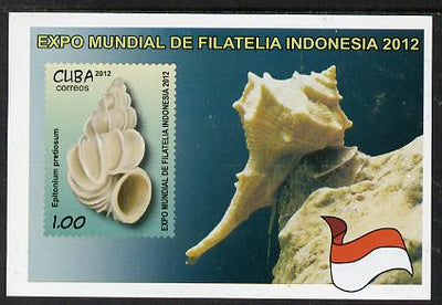 Cuba 2012 Sea Shells imperf m/sheet unmounted mint