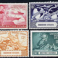 British Guiana 1949 KG6 75th Anniversary of Universal Postal Union set of 4 unmounted mint, SG 324-7