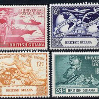 British Guiana 1949 KG6 75th Anniversary of Universal Postal Union set of 4 unmounted mint, SG 324-7