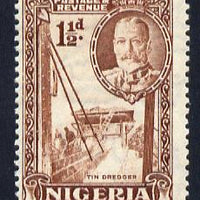 Nigeria 1936 KG5 Pictorial 1.5d brown unmounted mint, SG 36