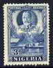 Nigeria 1936 KG5 Pictorial 3d blue mounted mint, SG 38