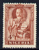 Nigeria 1936 KG5 Pictorial 4d red-brown mounted mint, SG 39