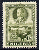 Nigeria 1936 KG5 Pictorial 1s sage-green mounted mint, SG 40