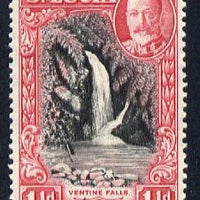 St Lucia 1936 KG5 Pictorial 1.5d black & scarlet unmounted mint, SG 115