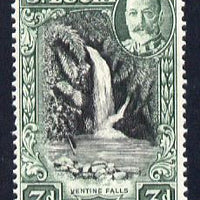 St Lucia 1936 KG5 Pictorial 3d black & dull green unmounted mint, SG 118