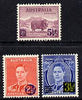 Australia 1941 KG6 surcharged set of 3 unmounted mint, SG 200-202
