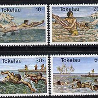 Tokelau 1980 Water Sports perf set of 4 unmounted mint, SG 73-76