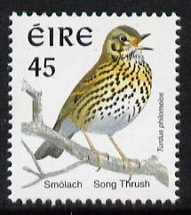 Ireland 1997-2000 Birds - Song Thrush 45p unmounted mint SG 1057