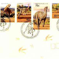 Australia 1993 Prehistoric Animals complete set of 6 on cover with special first day cancel, SG 1423-28