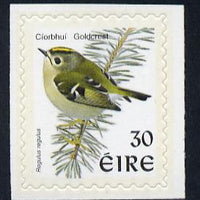 Ireland 1997-2000 Birds - Goldcrest 30p self adhesive Perf 9x10 with phosphor frame unmounted mint SG 1086p