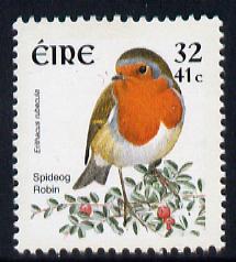 Ireland 2001 Birds Dual Currency - Robin 32p/41c unmounted mint SG 1425