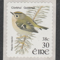 Ireland 2001 Birds Dual Currency - Goldcrest 30p/38c self-adhesive unmounted mint SG 1431